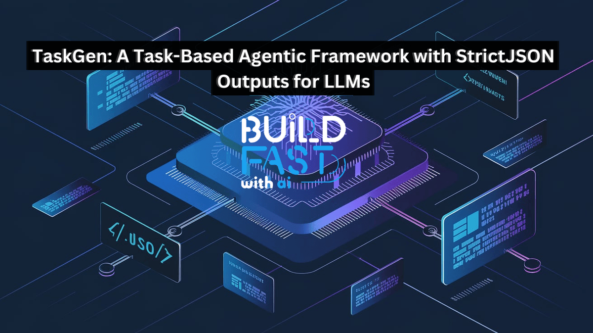 TaskGen: A Task-Based Agentic Framework with StrictJSON Outputs for LLMs