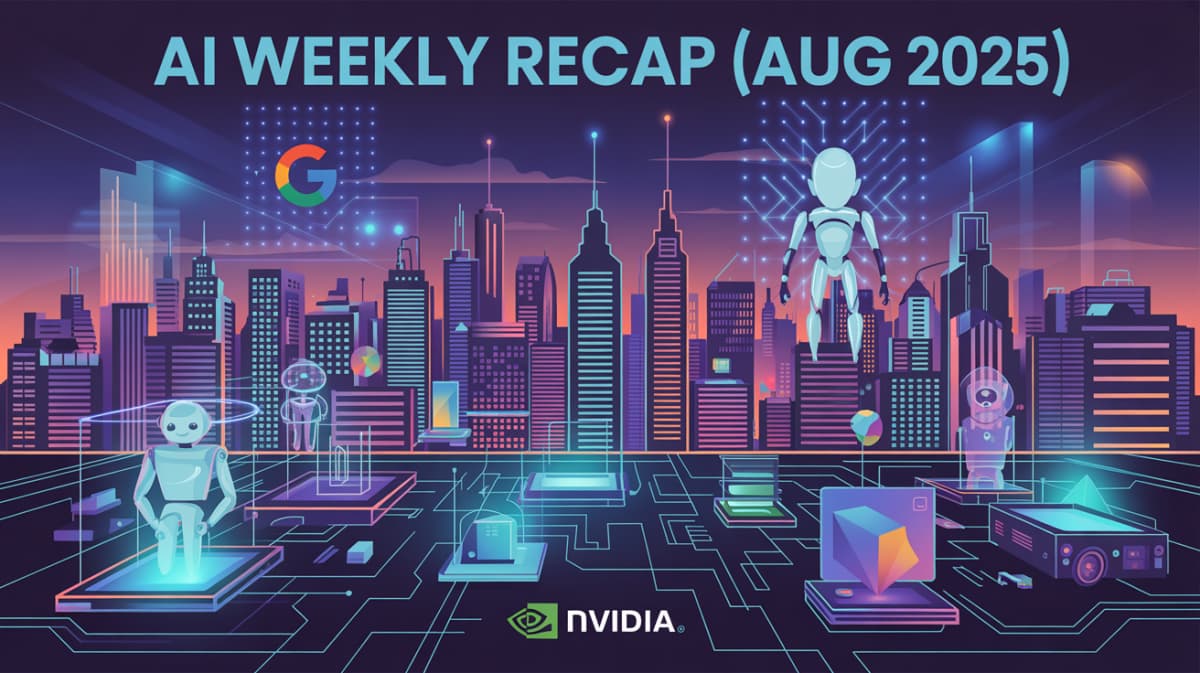 AI Weekly Recap (Aug 2025): Google Nano Banana, Claude for Chrome, OpenAI Codex & More