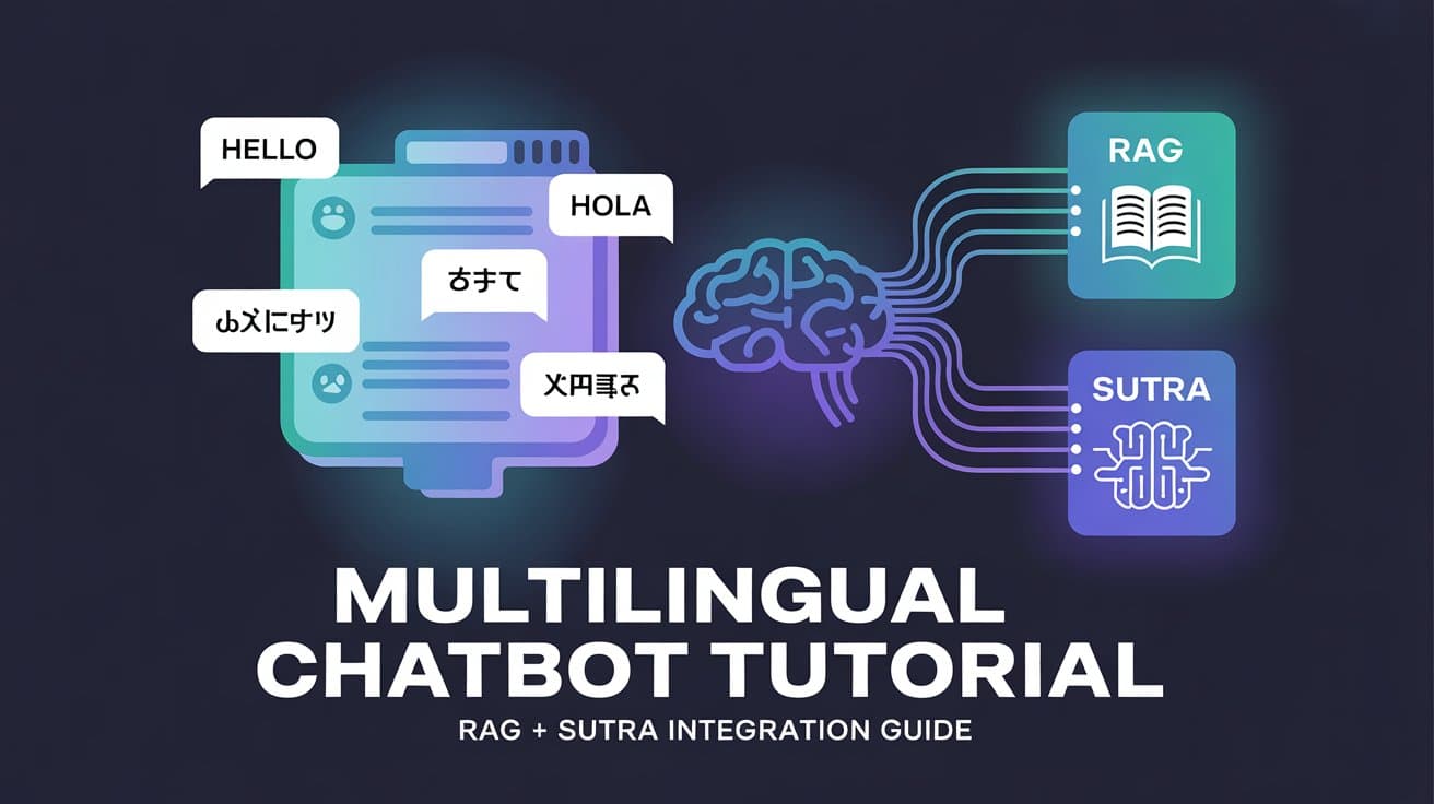 Multilingual Chatbot Tutorial: RAG + SUTRA Integration Guide - Build Fast with AI