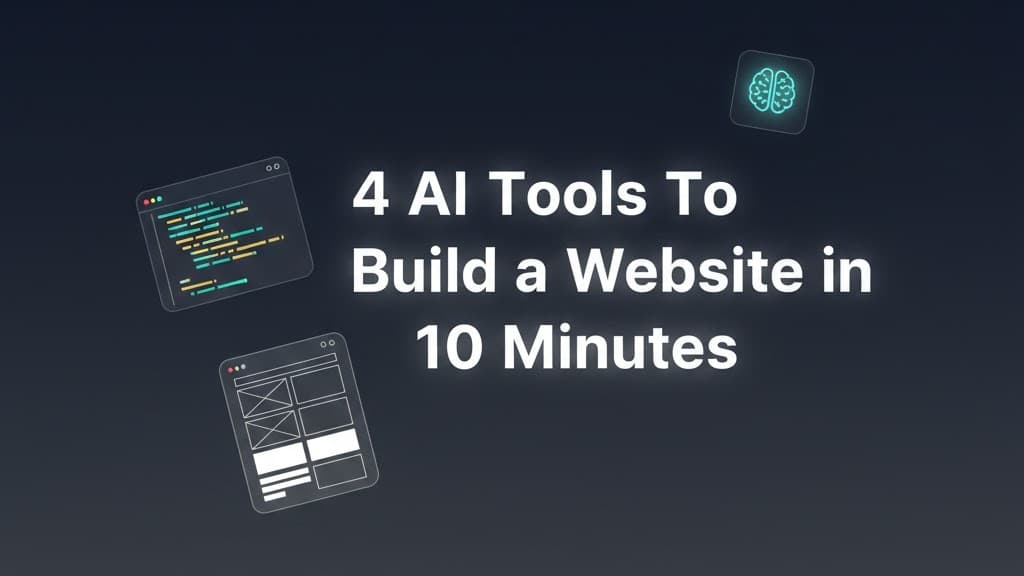 How We Built a Website, Game, and SaaS App in Under 10 Minutes Using AI
