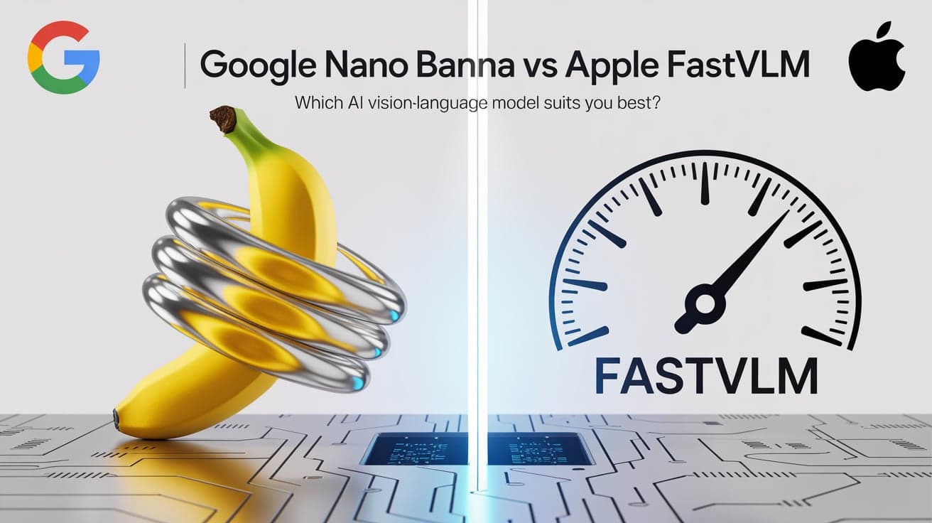Google Nano Banana vs Apple FastVLM: Which Vision-Language Model Should You Choose?
